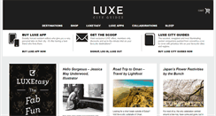 Desktop Screenshot of luxetasy.com